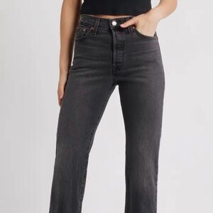 Levi's Women's Wdgie Boot Cut Jeans in "Crackle" Grey size 25 regular x 34L